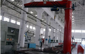 Pillar jib crane