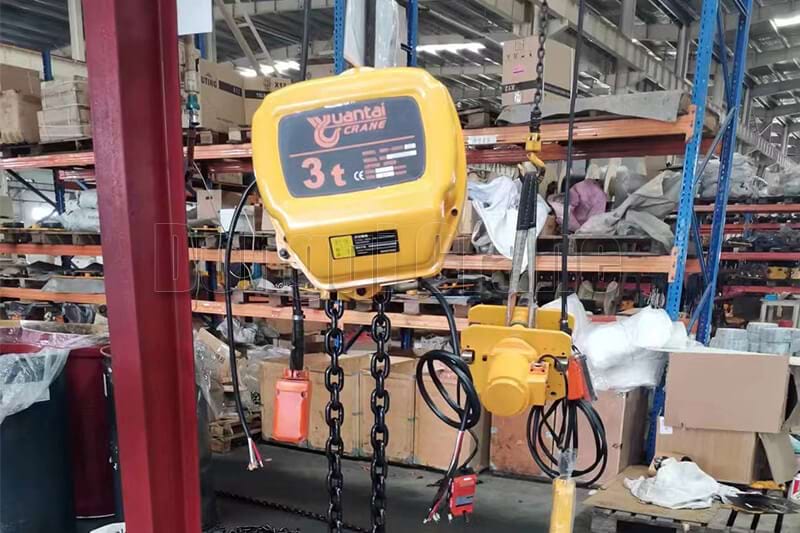3 ton Electric Chain Hoist for Dominica Jib Crane