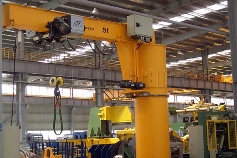 5 ton Pillar Mounted Jib Crane