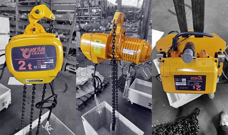2 ton Electric Chain Hoist of UAE Portable Jib Crane