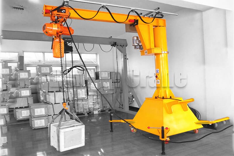 2 ton Portable Jib Crane for UAE