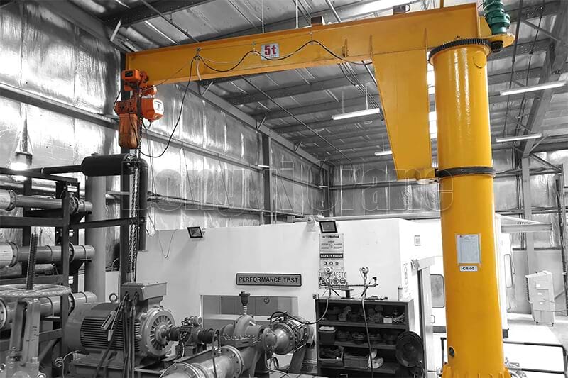 5 ton Pillar Jib Crane for Qatar
